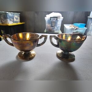 Vintage Creamer & Sugar